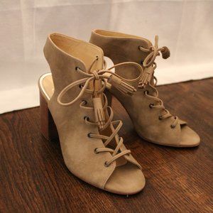 Jessica Simpson Suede Lace Up Heels